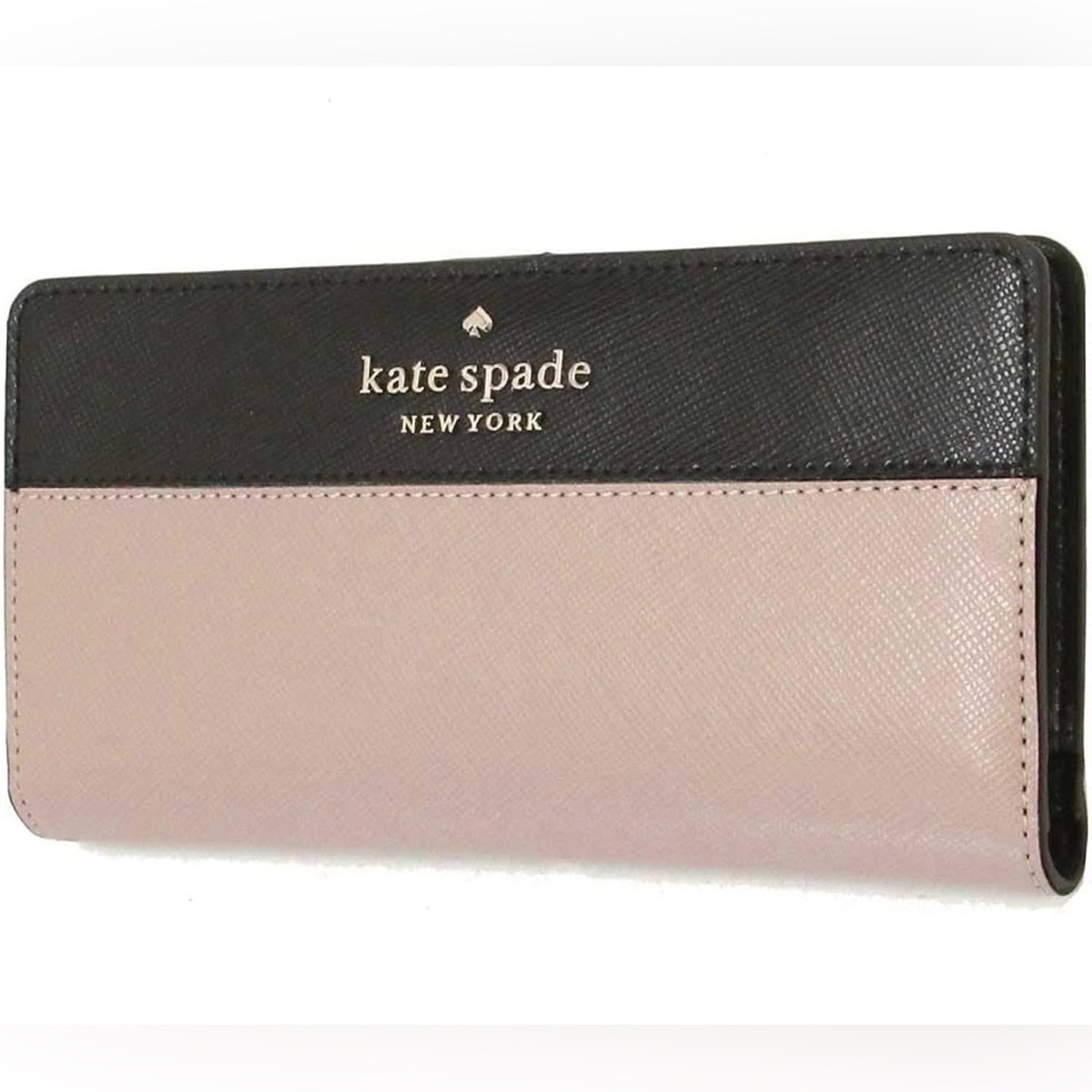 Kate Spade New York Staci Colorblock Large Slim Bifold Wallet